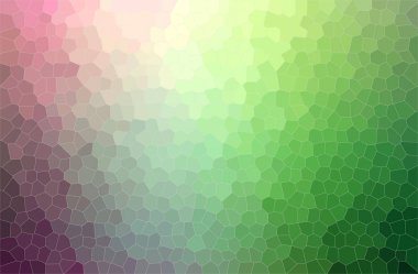 Yeşil Küçük Altıgen arkaplanının soyut çizimi.