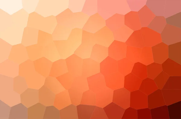 Abstract Illustration Orange Big Hexagon Background — Stock Photo, Image