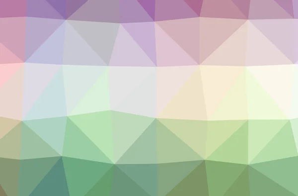 Illustration Abstract Green Purple Horizontal Low Poly Background Beautiful Polygon — Stock Photo, Image