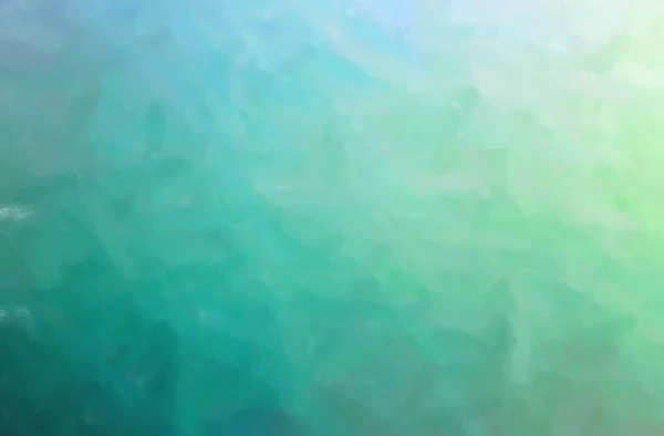 Abstrakte Illustration Von Blauem Grünem Hintergrund Mit Ölfarbe — Stockfoto