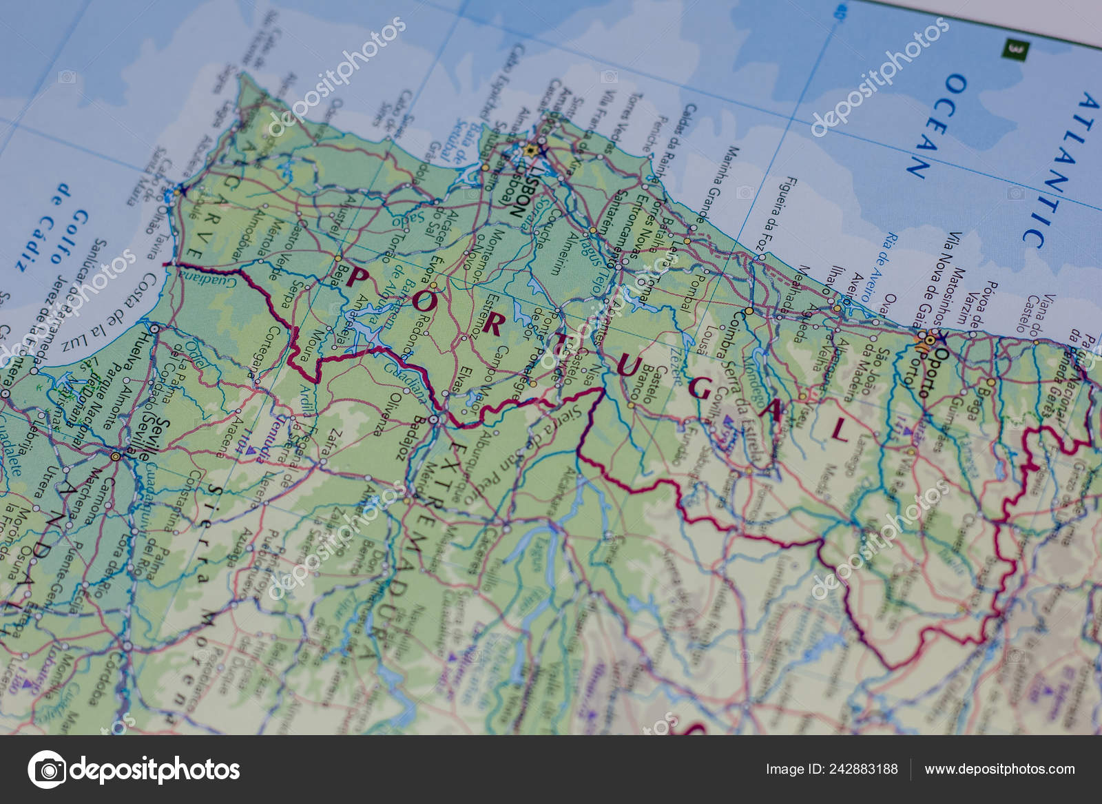 Fotos de Mapa portugal, Imagens de Mapa portugal sem royalties