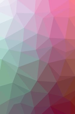 Soyut Yeşil, pembe dikey düşük poli arka plan resmi. Güzel Çokgen tasarım deseni. İhtiyaçlarınız için yararlı. 