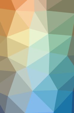 Mavi ve kahverengi dikey düşük poli arka plan resmi. Güzel Çokgen tasarım deseni. İhtiyaçlarınız için yararlı. 