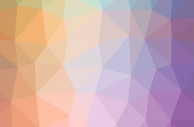 Soyut Turuncu, mor yatay düşük poli arka plan resmi. Güzel Çokgen tasarım deseni. İhtiyaçlarınız için yararlı. 