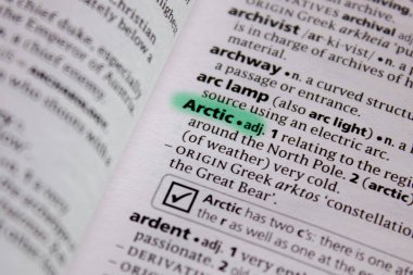 Kutup sözcüğü veya tümceciği bir sözlük