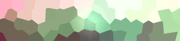 Illustrazione Astratta Sfondo Verde Big Hexagon — Foto Stock