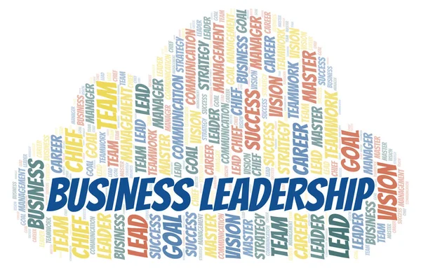 Business Leadership word cloud. Wordcloud made with text only.