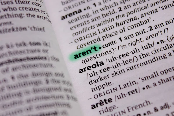 Sözcük veya tümcecik Sözlükteki değil