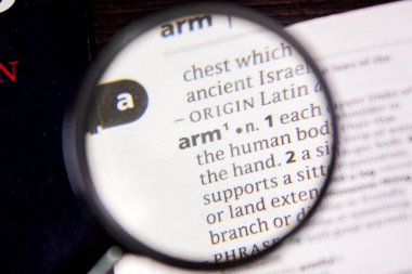 Kol sözcüğü veya tümceciği bir sözlük