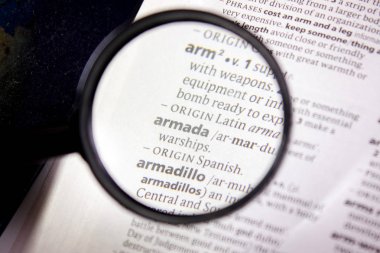 Armade sözcüğü veya tümceciği bir sözlük