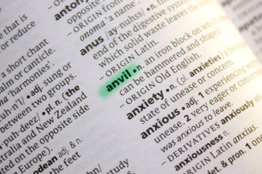 Örs sözcüğü veya tümceciği bir sözlük