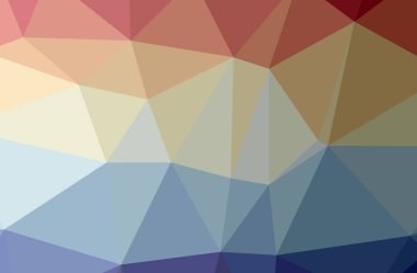 Soyut Mavi ve Turuncu yatay düşük polimer arkaplan çizimi. Çok güzel bir çokgen dizaynı. İhtiyaçlarınız için faydalı. 