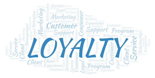 Слово "облако верности". Wordcloud made with text only
.