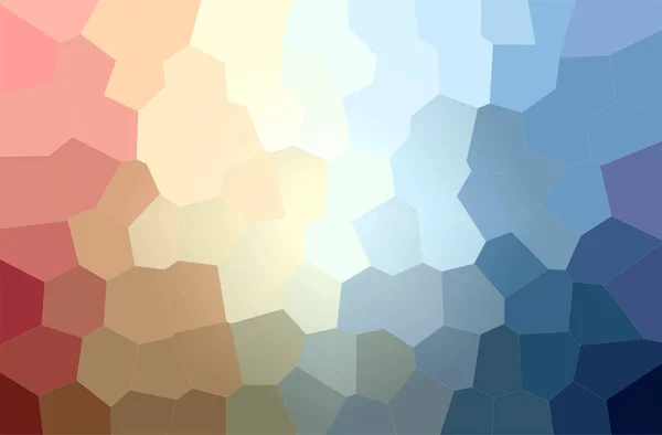 Abstrakcyjna Ilustracja Niebieskiego Fioletowego Big Hexagon Tła — Zdjęcie stockowe