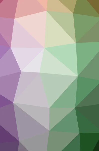 Illustration Abstract Green Purple Yellow Vertical Low Poly Background Beautiful — Stock Photo, Image