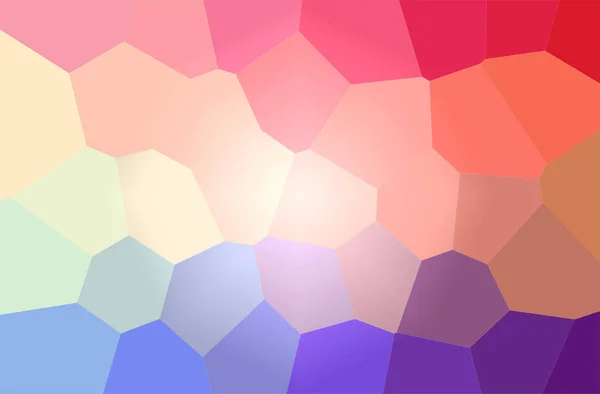 Abstrakte Darstellung Des Blauen Roten Hexagon Hintergrunds — Stockfoto