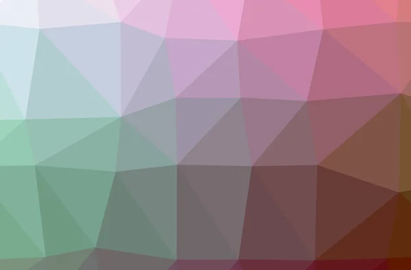 Illustratie Van Abstracte Rood Horizontale Lage Poly Achtergrond Mooi Polygon — Stockfoto
