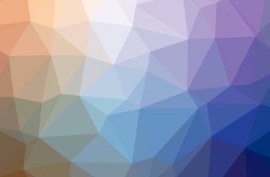 Soyut Mavi ve Kırmızı yatay düşük polimerli arka plan tasviri. Çok güzel bir çokgen dizaynı. İhtiyaçlarınız için faydalı. 