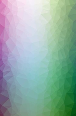 İllüstrasyon Soyut Mavi, yeşil, mor dikey düşük poli arka plan. Güzel Çokgen tasarım deseni. İhtiyaçlarınız için yararlı. 