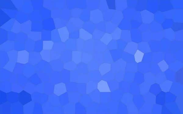 Иллюстрация Синего Красочного Шестиугольника Среднего Размера — стоковое фото