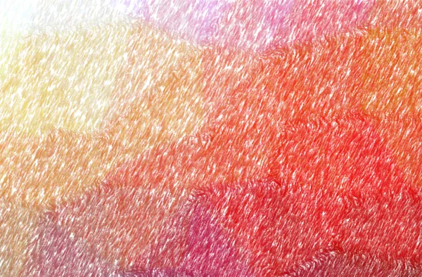 Illustration Abstraite Fond Rouge Crayon Couleur Abstrait — Photo