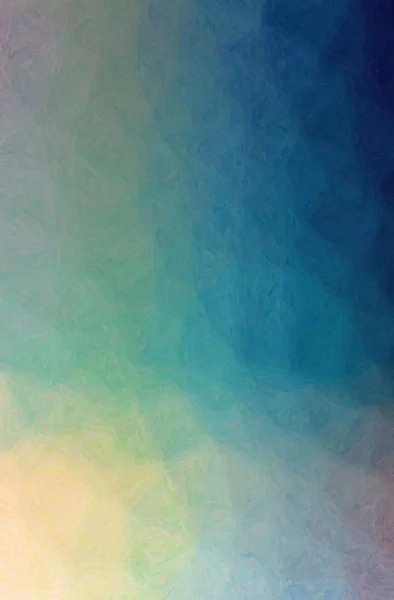 Абстрактная Иллюстрация Синего Зеленого Фиолетового Желтого Фона Impasto — стоковое фото