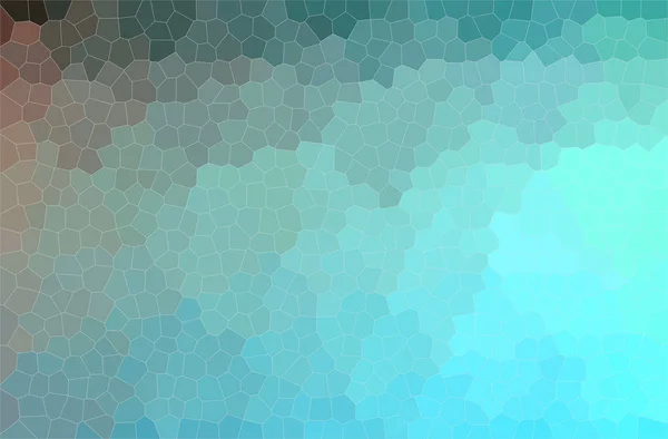 Abstracte Illustratie Van Blauw Groen Kleine Hexagon Achtergrond — Stockfoto