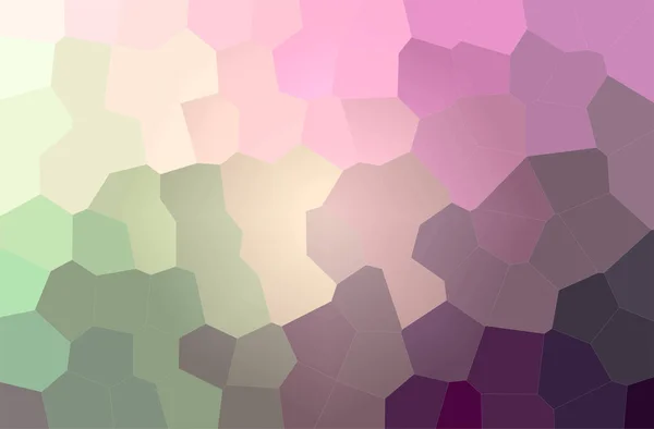 Ilustración Abstracta Fondo Rosa Big Hexagon — Foto de Stock