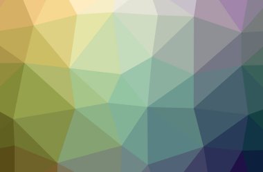 Mavi ve sarı yatay düşük poli arka plan resmi. Güzel Çokgen tasarım deseni. İhtiyaçlarınız için yararlı. 