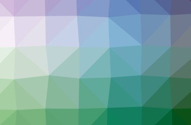 Soyut mavi, yeşil yatay düşük polimer arkaplan. Çok güzel bir çokgen dizaynı. İhtiyaçlarınız için faydalı. 