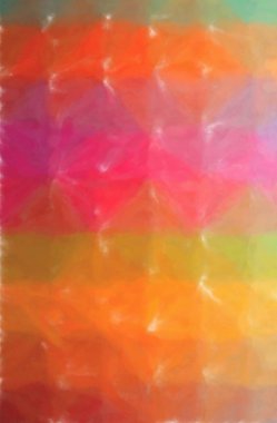 Soyut Turuncu, pembe, kırmızı suluboya yıkama arka plan resmi.