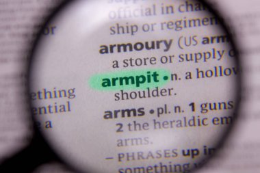 Koltukaltı sözcüğü veya tümceciği bir sözlük