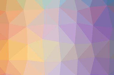 Soyut Turuncu, mor yatay düşük poli arka plan resmi. Güzel Çokgen tasarım deseni. İhtiyaçlarınız için yararlı. 