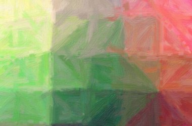 Soyut Yeşil kıl fırça yağlı boya arka plan resmi.