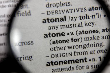 Sözcüğün veya tümceciğin kefaret sözlüğü kitaptaki.