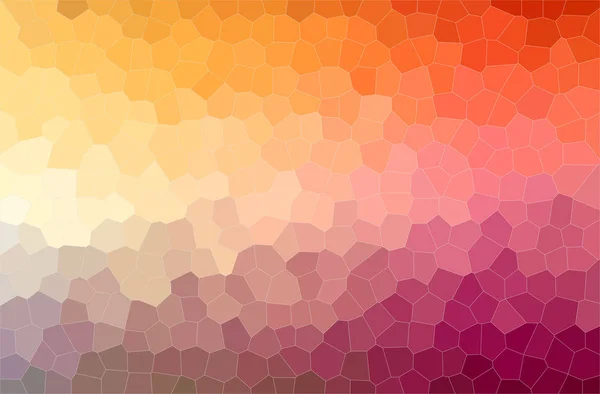 Ilustración Abstracta Fondo Naranja Rosa Rojo Little Hexagon — Foto de Stock