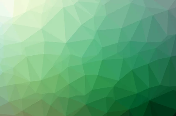 Illustratie Van Abstracte Groene Horizontale Lage Poly Achtergrond Mooi Polygon — Stockfoto