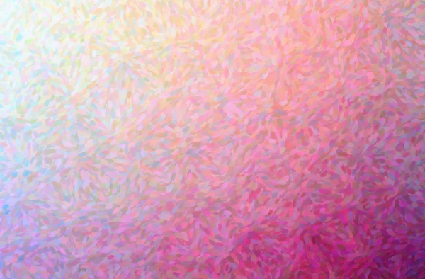 印象派 Pointlilism ピンクの背景の抽象的なイラスト — ストック写真