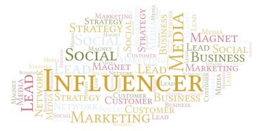 Etki unsuru kelime bulutu. Yalnızca metin ile yapılan Wordcloud.