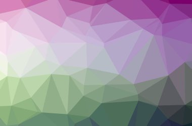 Soyut Yeşil, Mor yatay düşük polimerli arka plan. Çok güzel bir çokgen dizaynı. İhtiyaçlarınız için faydalı. 