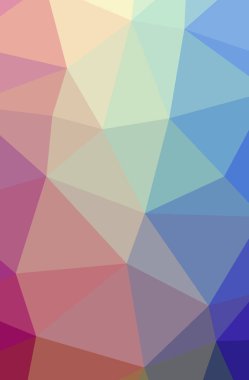 Mavi, kırmızı, yeşil ve sarı dikey düşük poli arka plan resmi. Güzel Çokgen tasarım deseni. İhtiyaçlarınız için yararlı. 