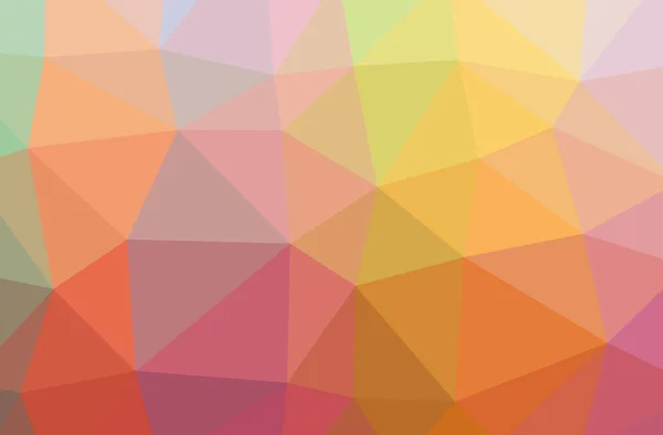 Illustration Abstract Orange Horizontal Low Poly Background Beautiful Polygon Design — Stock Photo, Image