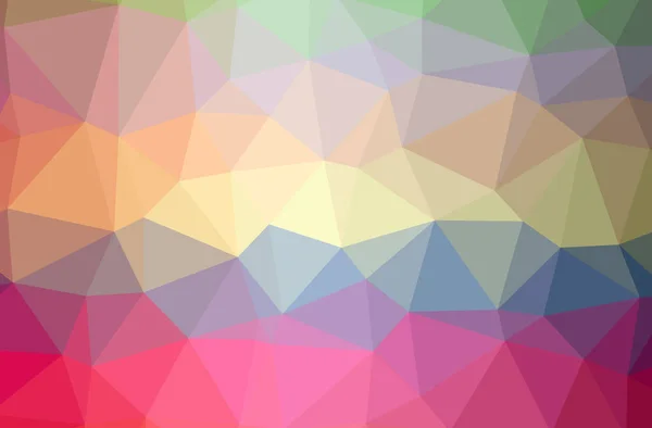 Illustration Der Abstrakten Rosa Gelben Horizontalen Low Poly Hintergrund Schöne — Stockfoto