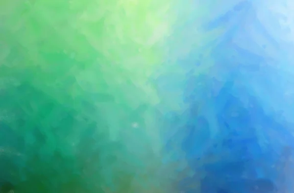 Abstract Illustration Blue Green Dry Brush Oil Paint Background — Stock Photo, Image