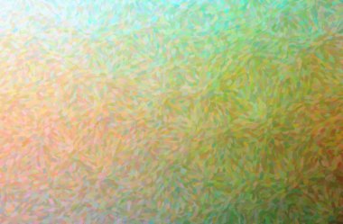 Turuncu Empresyonist Pointlizm arkaplanının soyut çizimi.