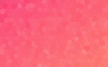 Kırmızı ve pembe pastel küçük altıgen arka plan illüstrasyon