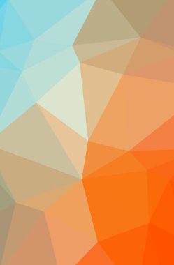 İllüstrasyon Soyut Mavi, turuncu dikey düşük poli arka plan. Güzel Çokgen tasarım deseni. İhtiyaçlarınız için yararlı. 