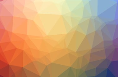 Güzel turuncu düşük poli arka plan resmi