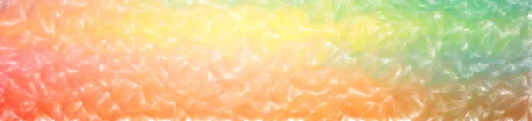 Иллюстрация Зеленого Оранжевого Низкого Покрытия Пастельный Фон Абстрактная Краска — стоковое фото