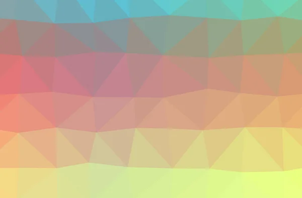 Illustratie Van Abstracte Oranje Gele Horizontale Lage Poly Achtergrond Mooi — Stockfoto